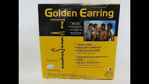 Golden Earring - The Devil Made Me Do It - 1984 - Music Video - Uncensored - Rare - Laserdisc