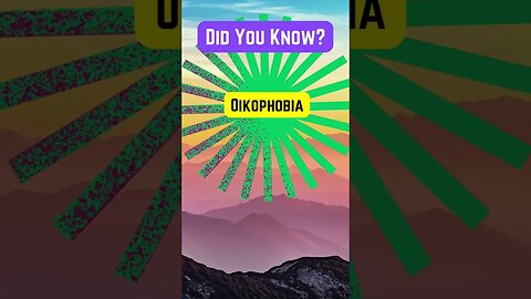 Face your Oikophobia!