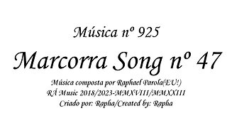 Música nº 925-Marcorra Song nº 47