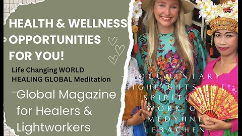 OPPORTUNITIES FOR HEALTH, HEALING & LIGHT WORKERS EXPANDING THEIR AUDIENCE
