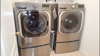 LG Ultra Large Capacity Turbowash Washer and Turbo Steam Dryer Review WM8000HVA