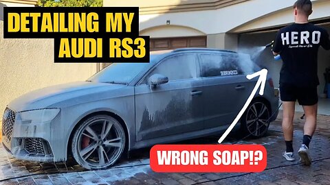 Detailing my Audi RS3 + Cold start | 90 Days - Ep.2