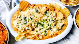 (S4E8) Easy Cheesy Buffalo Chicken Dip