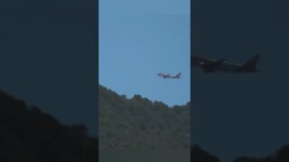 Plane Flies around The Rock of Gibraltar #shorts