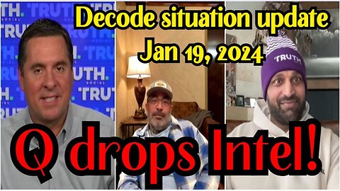 1/22/24 - Devin Nunes & Kash Patel & Aaron Lewis ~ Q drops Intel