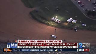 Body of 12-year-old girl found after search at Sandy Point beach