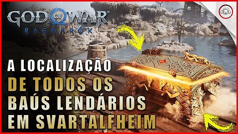 God of war Ragnarok, A localização de todos os baús lendários em Svartlfheim | Super dica