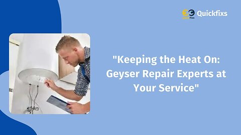 Best Geyser repair service in Balewadi.