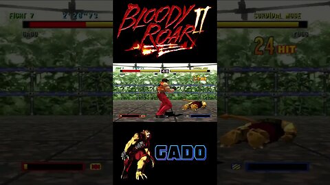 Bloody Roar 2 | Gado | #shortvideo #shorts #shortsvideo