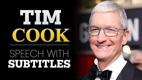 ENGLISH SPEECH | TIM COOK: Be a Builder