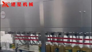 Automatic Filling Capping Line 16—nozzle 2400BPH for 5L PET Bottled Blend Oil