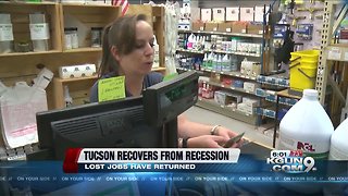 Job report shows Tucson has finally recovered from recession