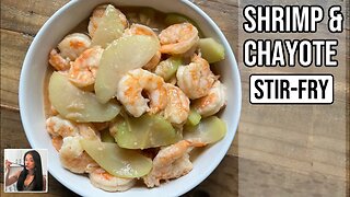 🍤 Shrimp and Chayote Stir-fry - EASY Chinese Recipe | Rack of Lam