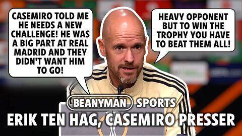'Casemiro needed a NEW challenge! Madrid DIDN'T want him to go!' | Real Sociedad v Man Utd | Ten Hag