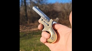 Shooting DIY Brass Derringer