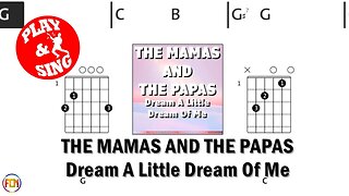 THE MAMAS AND THE PAPAS Dream A Little Dream Of Me FCN GUITAR CHORDS & LYRICS