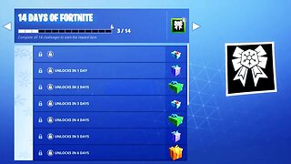 The FREE CHRISTMAS REWARDS in Fortnite! (14 Days Of Fortnite Challenges)