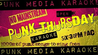 No Judgment Zone: DIVEBAR's is WELCOME to Punk Karaoke Open Mic Stream