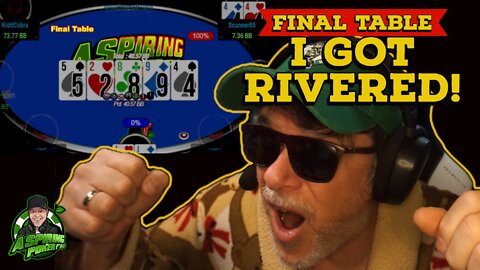 I GOT RIVERED ON THE FINAL TABLE!: Poker Vlogger final table highlights and poker strategy