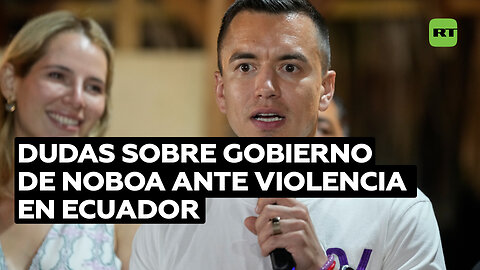 Analista: Hay dudas de que el Gobierno de Noboa pueda contener la escalada de violecia en Ecuador