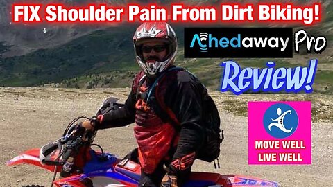 FIX Shoulder Pain From Dirt Biking! Achedaway Pro Percussive Massage Gun REVIEW! | Dr Wil & Dr K