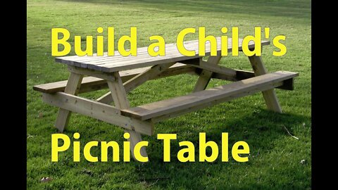 Building a Child's Picnic Table - a woodworkweb video
