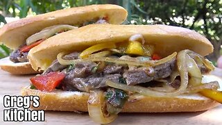 GregO's Philly Cheese Steak Sub Sandwich