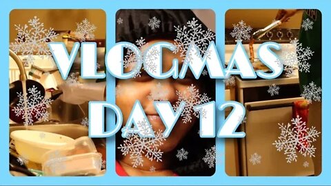 Vlogmas Day 12 - I broke my tripod, cleaning and cooking breakfast