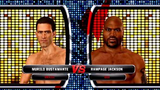 UFC Undisputed 3 Gameplay Rampage Jackson vs Murilo Bustamante (Pride)