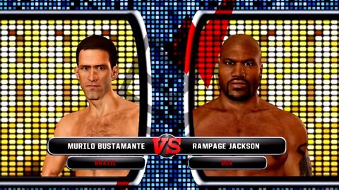 UFC Undisputed 3 Gameplay Rampage Jackson vs Murilo Bustamante (Pride)