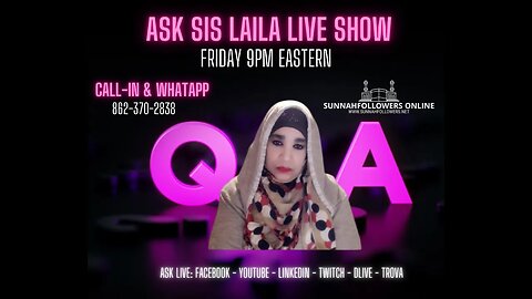 Ask sis Laila Live Show Episode 22
