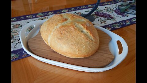 World’s Easiest No-Knead Bread (Introducing “Hands-Free” Technique)