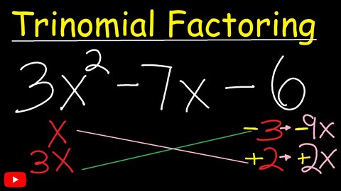 How to: Trinomial Factoring (Jae Academy)