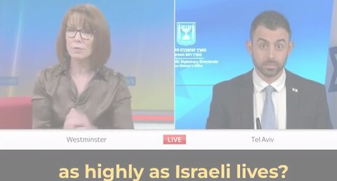 "Revolting" - Israel Spox STUNNED by Reporter's Insane Question