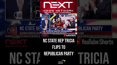 NC State Rep Tricia FLIPS to Republican Party #shorts