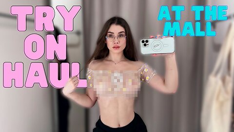 [4K] See-Through Clothes Try on Haul