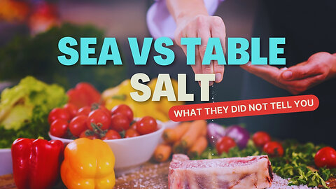Sea Salt & Table Salt. What You Were Never Told About Them.