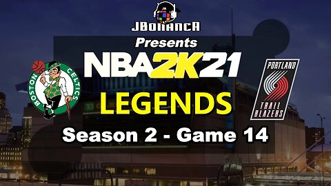 Classic Derrick Rose! - Celtics vs Trailblazers - Season 2: Game 14 - Legends MyLeague #NBA2K
