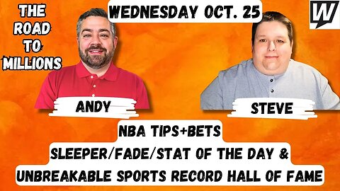 NBA Tips/Bets + Sleeper/Fade/Stat of the Day & Unbreakable Sports Record Hall Of Fame Nominees