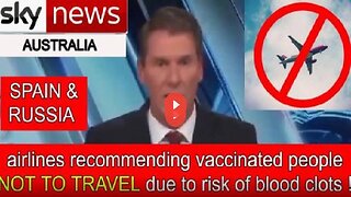 Airlines Now Warning Vaccinated To Not Fly!!