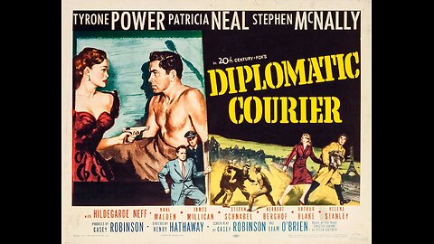 Diplomatic Courier (1952) | American film noir directed by Henry Hathaway