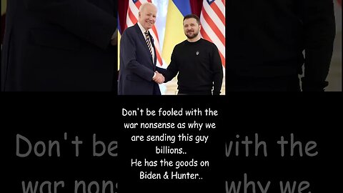 20 Billion Fix - Joe Biden is compromised.