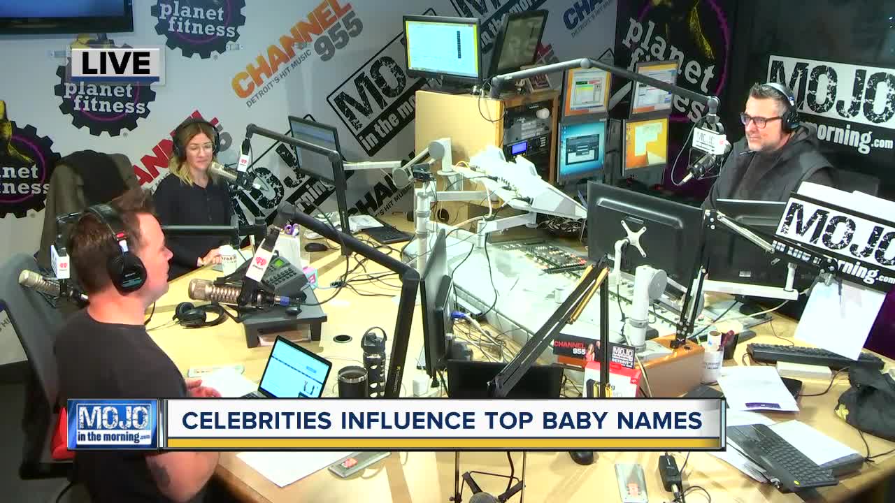 Mojo in the Morning: Celebrities influence top baby names