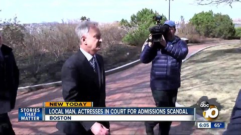 Local man, actresses appear in court for admissions scheme