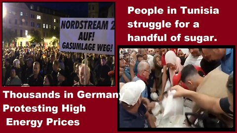 Thousands In Germany Protest High Energy & Tunisia Sugar Struggles