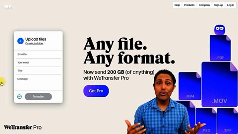 How To Send Large Files Without Any Software | WeTransfer