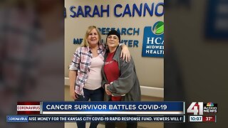 Cancer survivor battles COVID-19