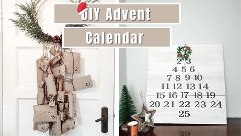 DIY Christmas Advent Calendar | How to Make Your Own Advent Calendar for Christmas 2020 | Decor Idea