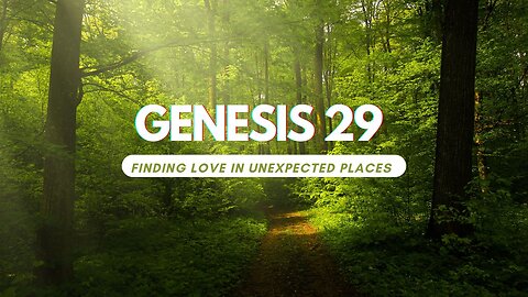 Genesis 29 - Finding Love in Unexpected Places