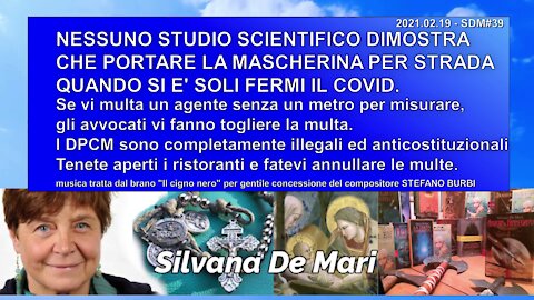 NESSUNO STUDIO DIMOSTRA CHE PORTARE LA MASCHERINA PER STRADA FERMI IL COVID - 2021.02.19 - SDM#39